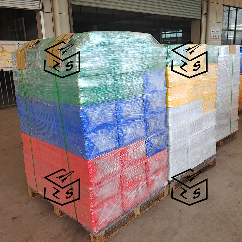 Freestanding Fluted Board Table Partition for School Exam and Study