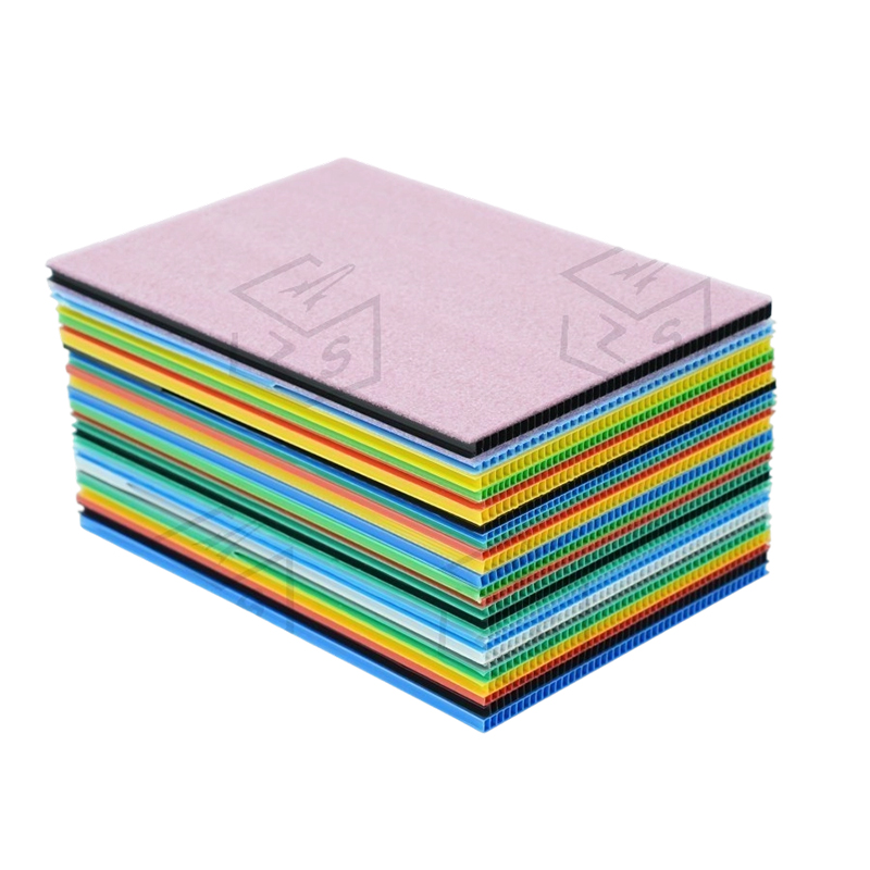 Anti-scratch Soft Felt Laminated PP Hollow Board