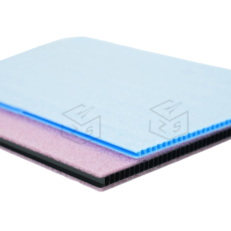 Anti-scratch Soft Felt Laminated PP Hollow Board
