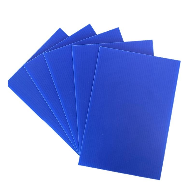 Colored Waterproof Corrugated PP Hollow Plastic Sheet