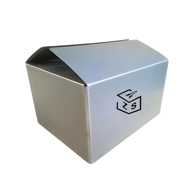 Reusable Foldable Corflute Plastic Carton With Velcro Fixed Lid