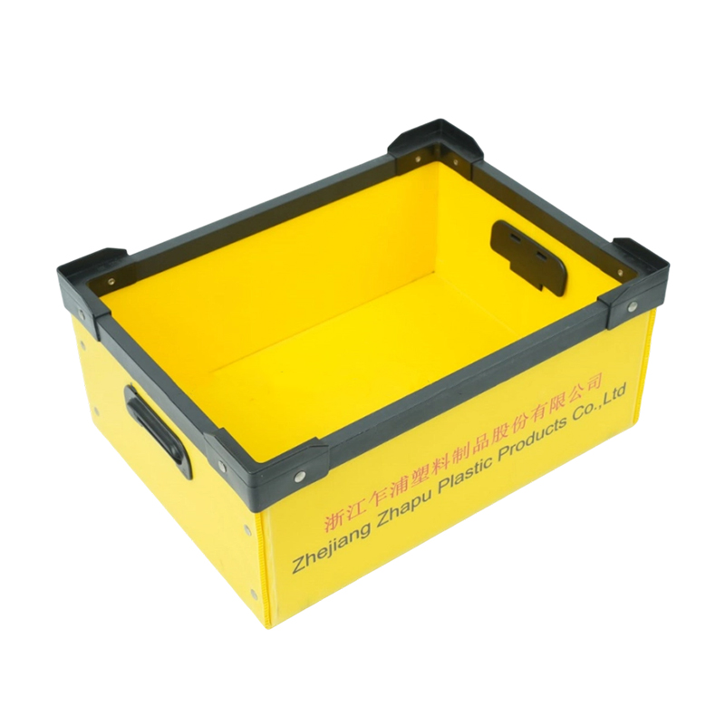Reinforced Framed Corrugated Plastic Nesting Tote Box