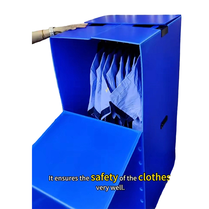 Reusable Moistureproof Coroplast Suit Packing Wardrobe Box