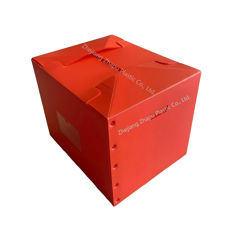 Square Stackable PP Corrugated Plastic Storage Bin
