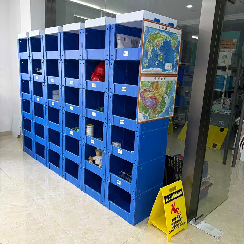 Stackable Correx PP Hollow Board Parts Pick Storage Bin
