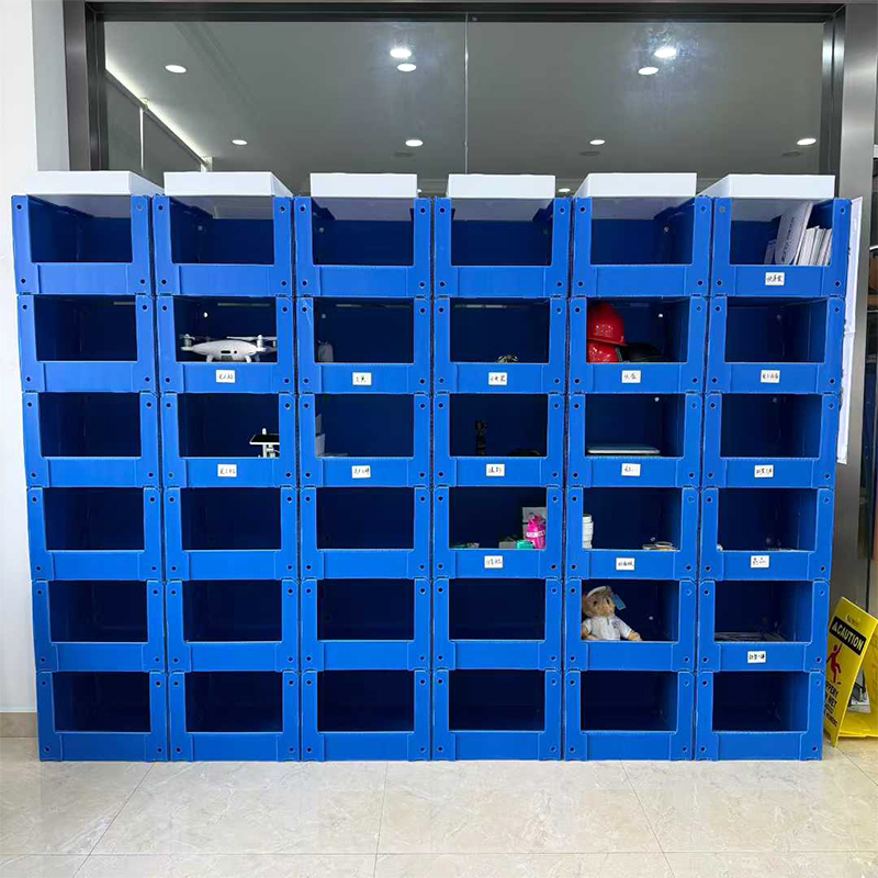 Stackable Correx PP Hollow Board Parts Pick Storage Bin