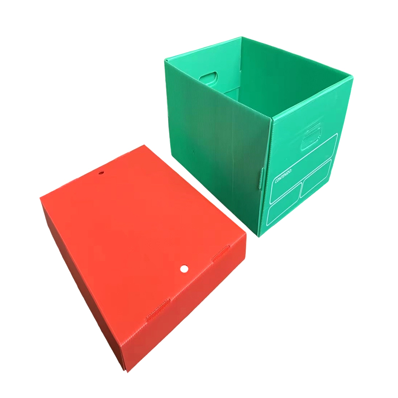 Stackable Corrugated Polypropylene Split Lid Box