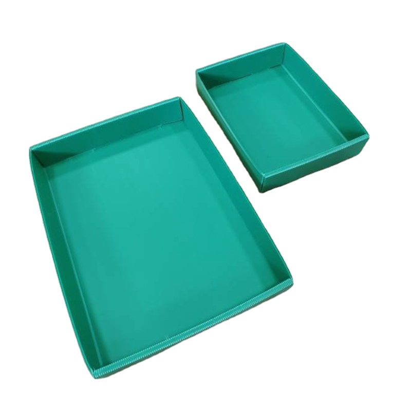 Stackable Corrugated Polypropylene Split Lid Box