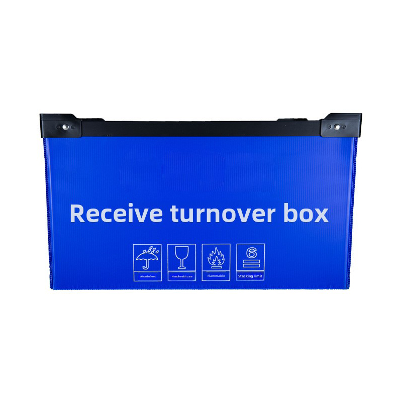 Waterproof Corrugated Plastic Nesting Tote Box With Hand Hole