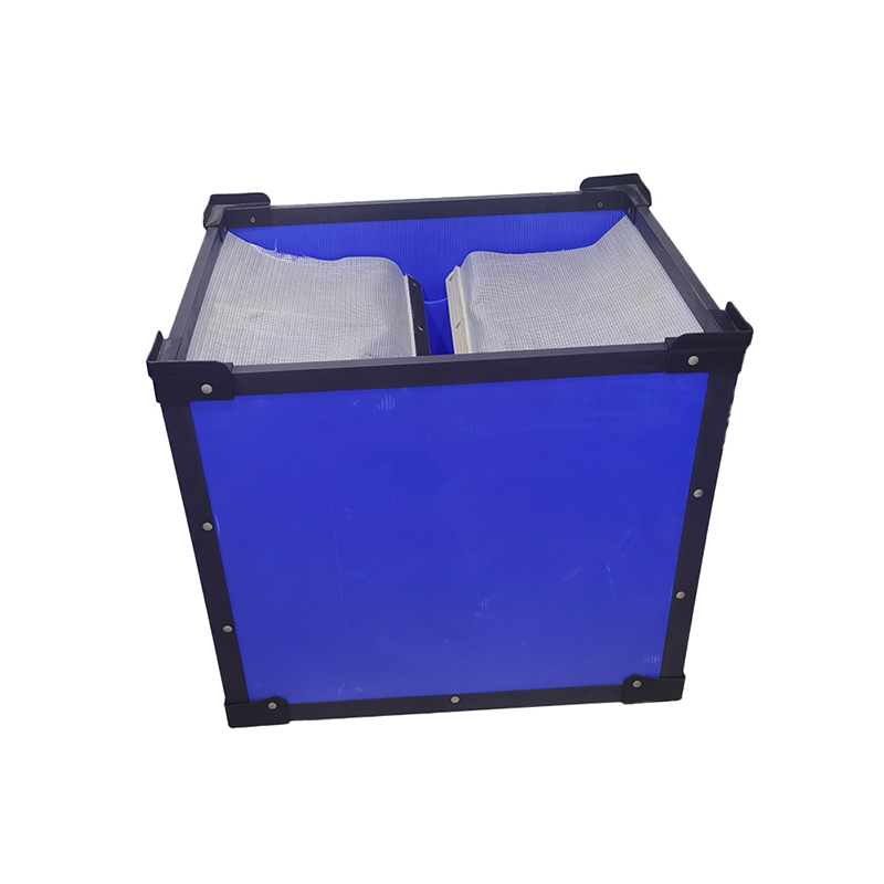 Waterproof Corrugated Plastic Nesting Tote Box With Hand Hole