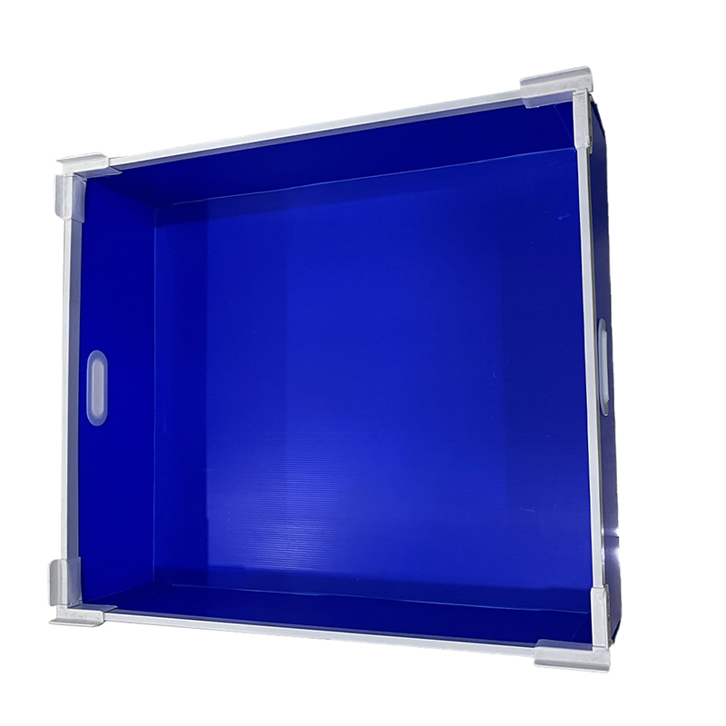 Waterproof Corrugated Plastic Nesting Tote Box With Hand Hole