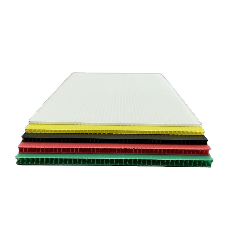 Heavy Duty Wear Resistant Color PP Hollow Sheet