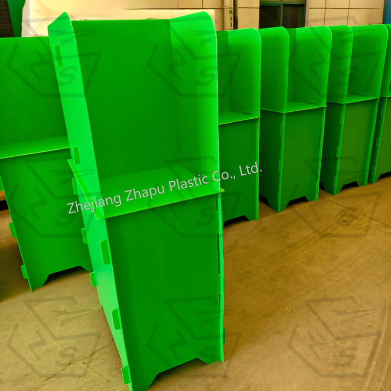Waterproof Portable Privacy Corrugated Plastic Election Stand