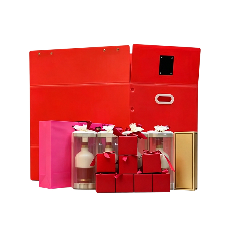 Foldable PP Corrugated Plastic Turnover Box with Velcro Flap